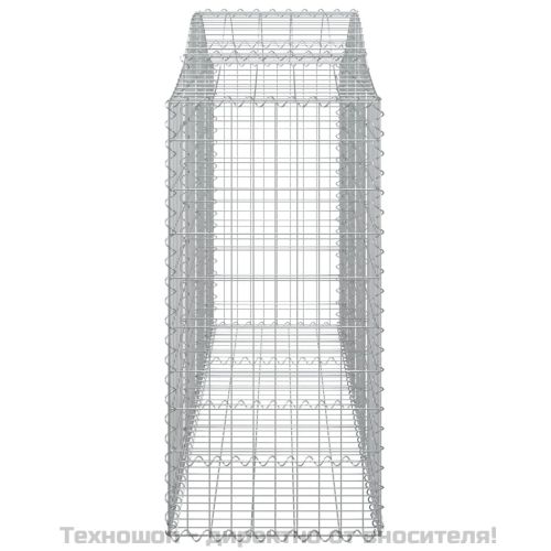 Габионни кошници арка 4 бр 200x50x100/120 см поцинковано желязо