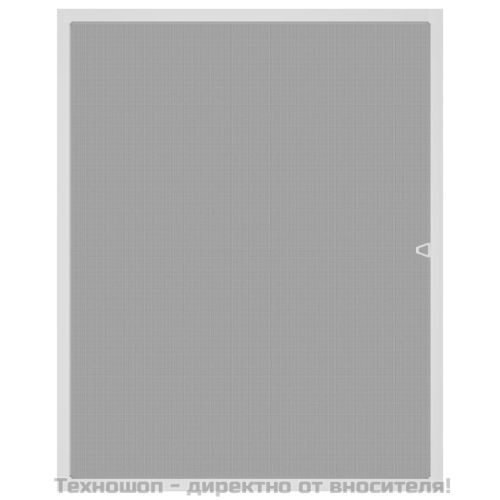 Мрежа против насекоми за прозорци, бяла, 100x120 см