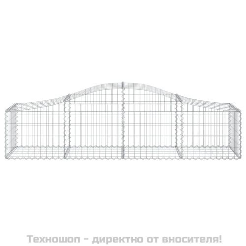 Габионни кошници арка 30 бр 200x50x40/60 см поцинковано желязо