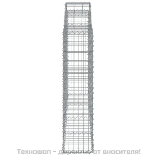 Габионни кошници арка 10 бр 200x30x120/140см поцинковано желязо