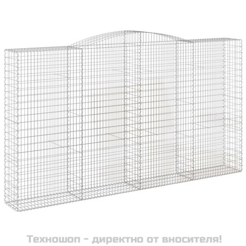 Габионни кошници арка 4 бр 400x50x220/240 см поцинковано желязо