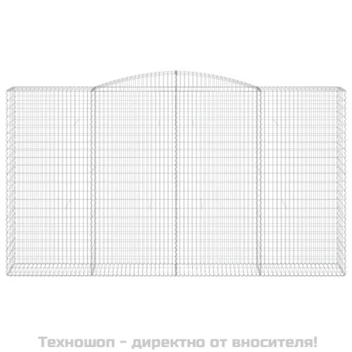Габионни кошници арка 4 бр 400x50x220/240 см поцинковано желязо