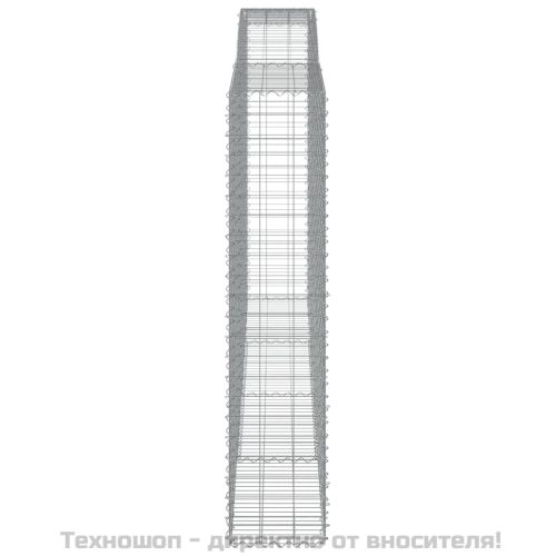 Габионни кошници арка 4 бр 400x50x220/240 см поцинковано желязо