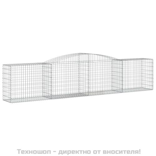 Габионни кошници арка 6 бр 400x50x80/100 см поцинковано желязо