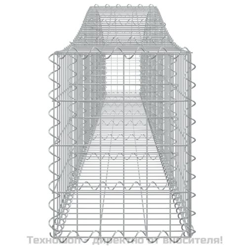 Габионни кошници арка 4 бр 400x30x40/60 см поцинковано желязо