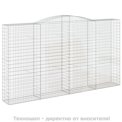Габионни кошници арка 6 бр 400x50x220/240 см поцинковано желязо