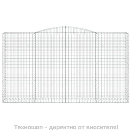 Габионни кошници арка 6 бр 400x50x220/240 см поцинковано желязо