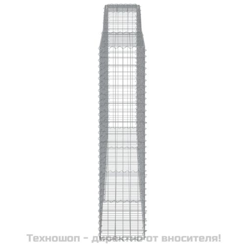 Габионни кошници арка 4 бр 400x50x200/220 см поцинковано желязо