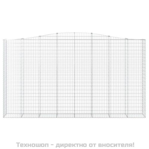 Габионни кошници арка 5 бр 400x50x220/240 см поцинковано желязо