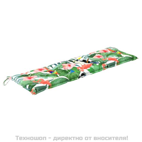 Възглавници за градински пейки 2 бр цветни Оксфорд плат