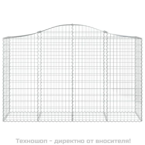 Габионни кошници арка 3 бр 200x50x120/140см поцинковано желязо