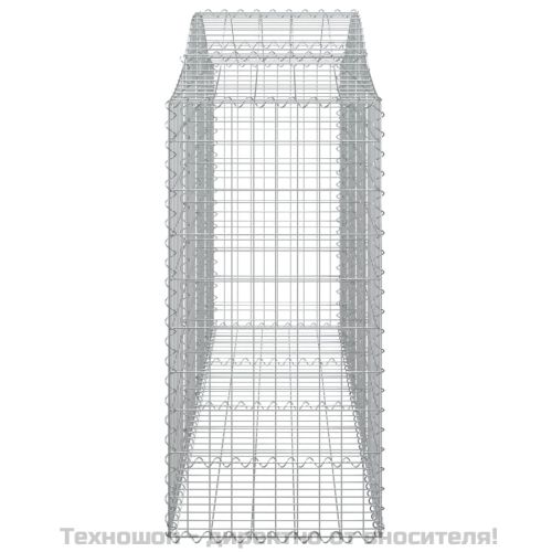 Габионни кошници арка 3 бр 200x50x120/140см поцинковано желязо