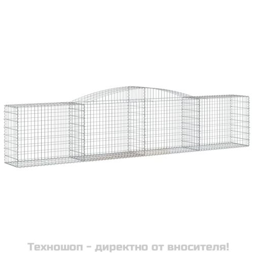 Габионни кошници арка 8 бр 400x50x80/100 см поцинковано желязо