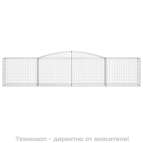 Габионни кошници арка 8 бр 400x50x80/100 см поцинковано желязо