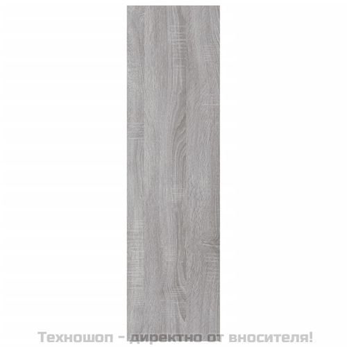 Стенен ТВ шкаф, сив сонома, 30,5x30x110 см