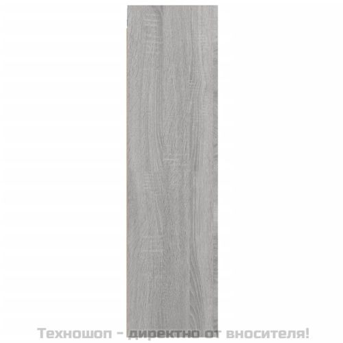 Стенен ТВ шкаф, сив сонома, 30,5x30x110 см