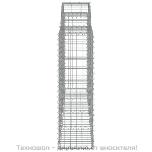 Габионни кошници арка 12 бр 200x30x100/120см поцинковано желязо