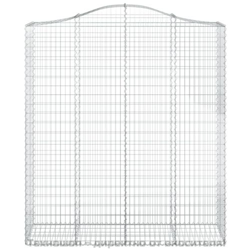 Дъговидна габионна кошница 200x50x220/240 см поцинковано желязо