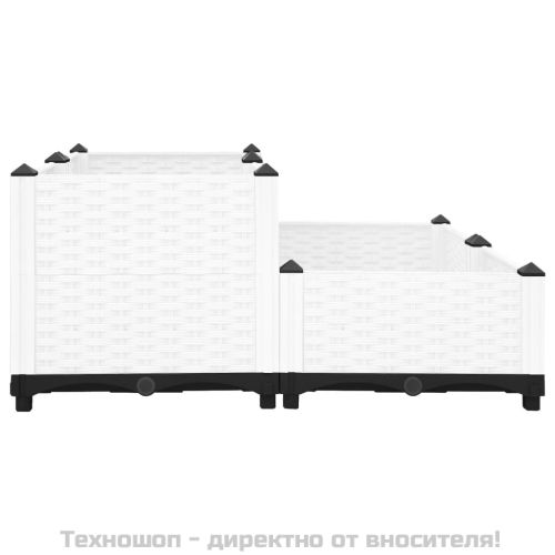 Повдигната леха, 80x80x38 см, полипропилен