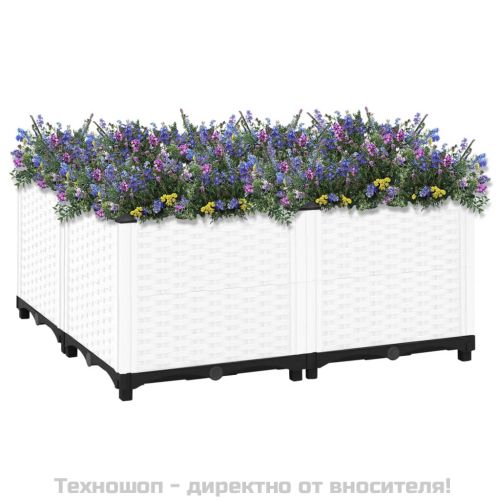 Повдигната леха, 80x80x38 см, полипропилен