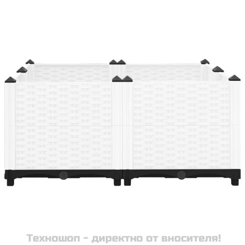 Повдигната леха, 80x80x38 см, полипропилен