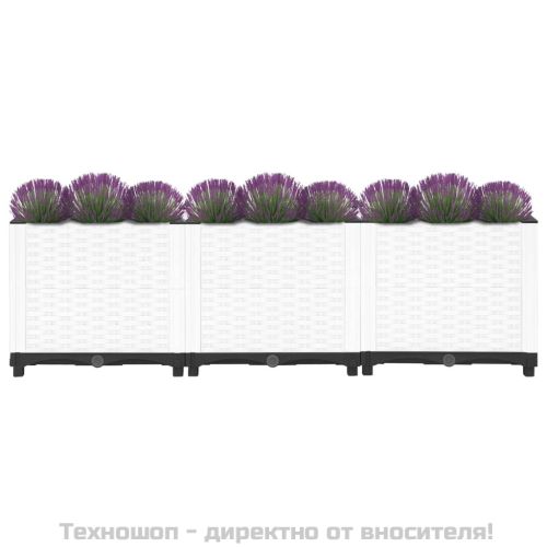 Повдигната леха, 120x40x38 см, полипропилен