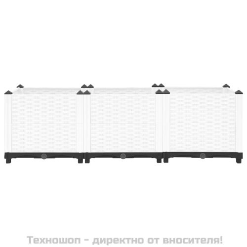 Повдигната леха, 120x40x38 см, полипропилен