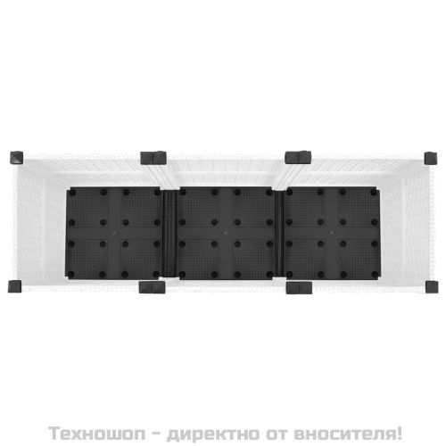 Повдигната леха, 120x40x38 см, полипропилен