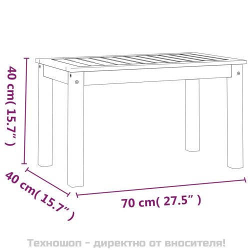 Градински комплект с възглавници 4 части полиратан/дърво масив