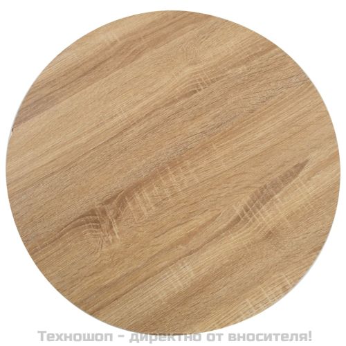 Бистро маса, светлокафява, 80 см, МДФ