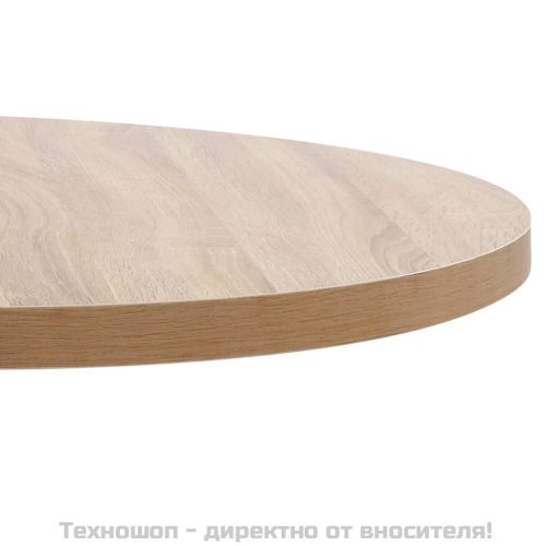 Бистро маса, светлокафява, 80 см, МДФ