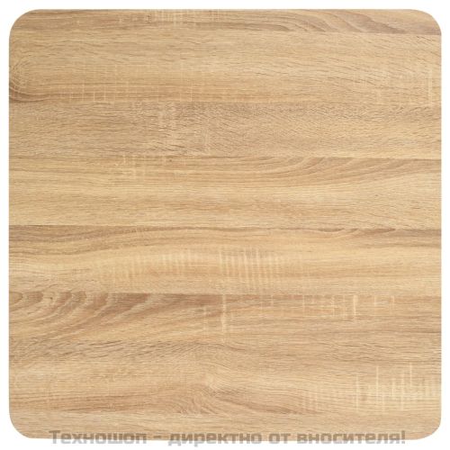 Бистро маса, светлокафява, 60x60 см, МДФ