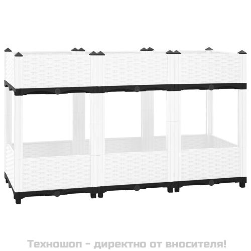 Повдигната леха, 120x40x71 см, полипропилен