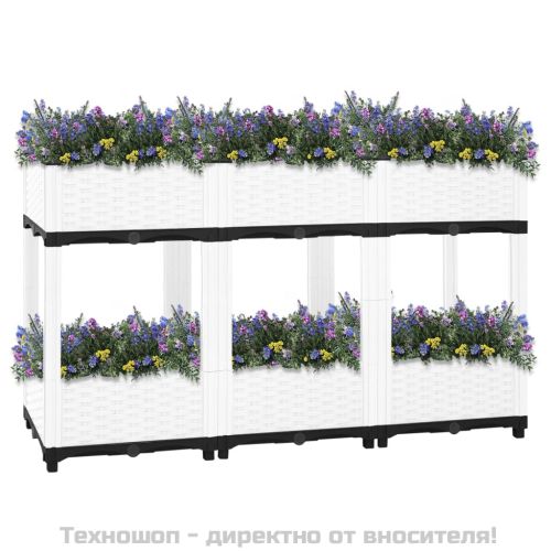 Повдигната леха, 120x40x71 см, полипропилен