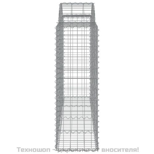 Габионни кошници арка 2 бр 200x50x120/140см поцинковано желязо