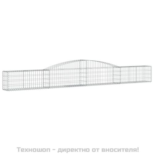 Габионни кошници арка 4 бр 400x30x40/60 см поцинковано желязо