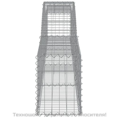 Габионни кошници арка 3 бр 400x30x40/60 см поцинковано желязо