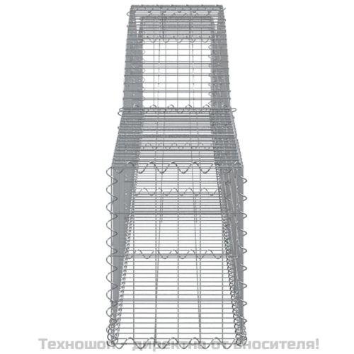 Габионни кошници арка 8 бр 400x30x40/60 см поцинковано желязо