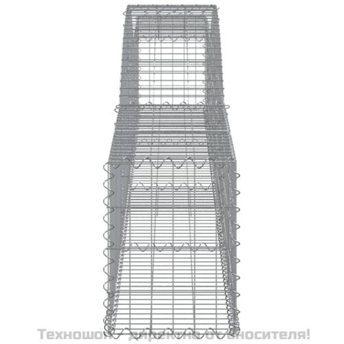 Габионни кошници арка 9 бр 400x30x40/60 см поцинковано желязо