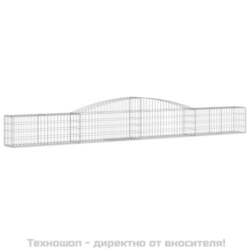Габионни кошници арка 10 бр 400x30x40/60 см поцинковано желязо