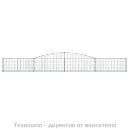 Габионни кошници арка 10 бр 400x30x40/60 см поцинковано желязо