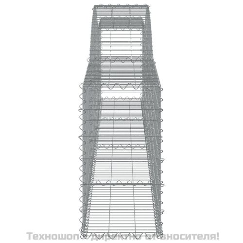 Габионни кошници арка 3 бр 400x30x60/80 см поцинковано желязо