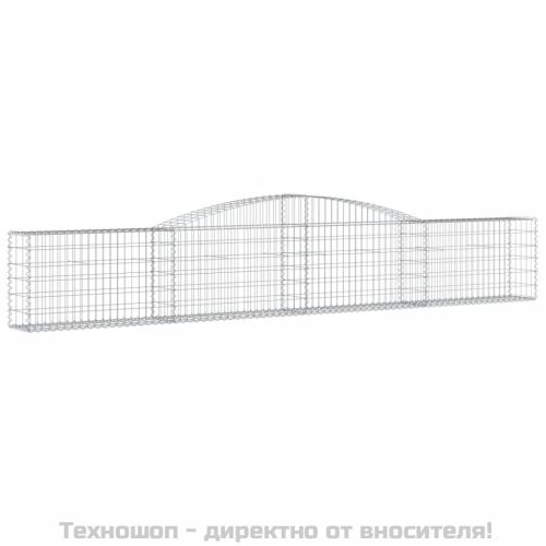 Габионни кошници арка 5 бр 400x30x60/80 см поцинковано желязо