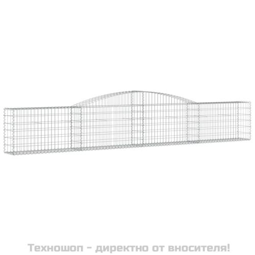 Габионни кошници арка 8 бр 400x30x60/80 см поцинковано желязо