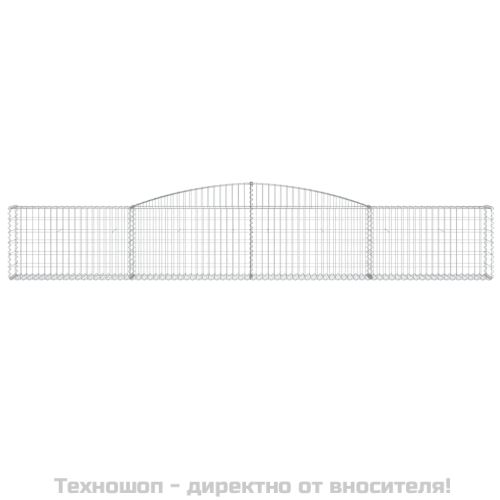 Габионни кошници арка 9 бр 400x30x60/80 см поцинковано желязо