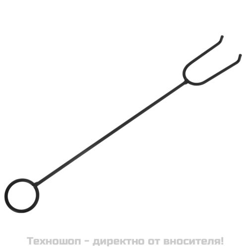 Преносимо огнище с ръжен, 70 см, XXL, стомана