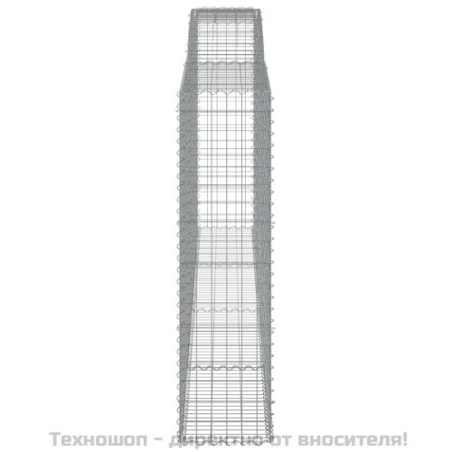 Дъговидна габионна кошница 400x50x180/200 см поцинковано желязо