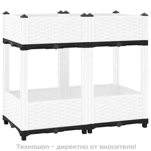 Повдигната леха, 80x40x71 см, полипропилен