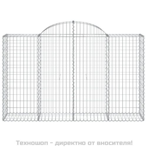 Габионни кошници арка 11 бр 200x50x120/140см поцинковано желязо