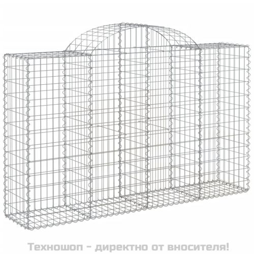 Габионни кошници арка 15 бр 200x50x120/140см поцинковано желязо